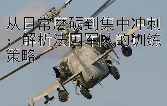 从日常磨砺到集中冲刺：解析法国军队的训练策略